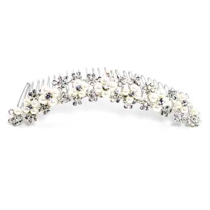 Pearl and deals diamond hair comb